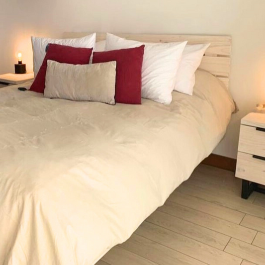 Cama RËFËL Albayalde Base Negra