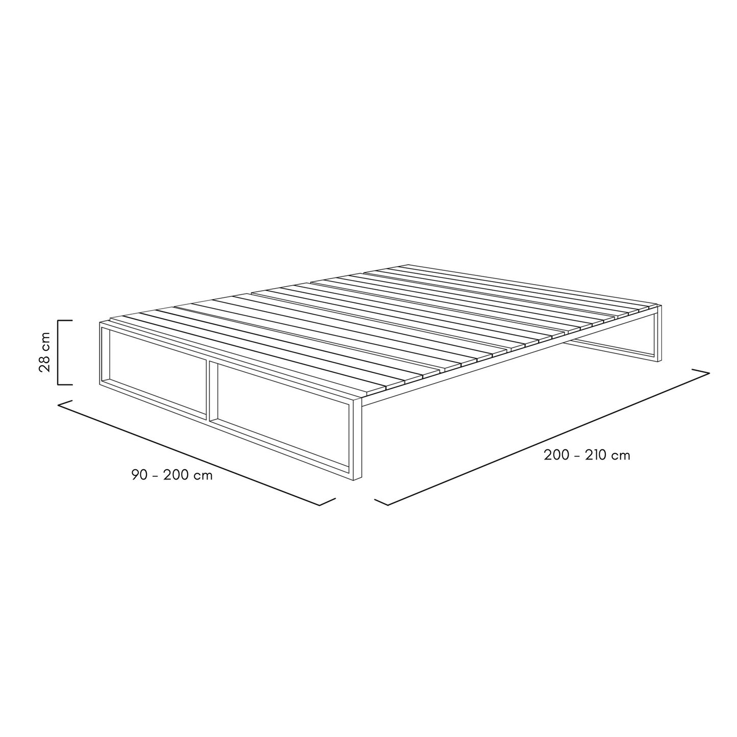 Base Cama ITA Blanco