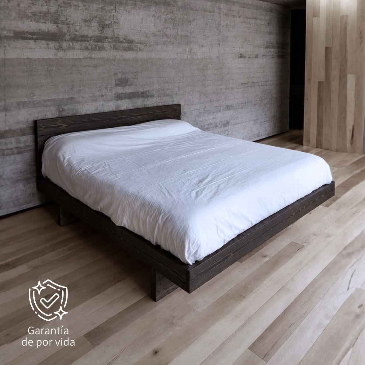 Cama OMI Carbonizado Oscuro