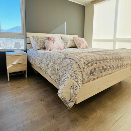 Cama RËFËL Albayalde Base Blanca