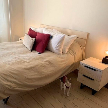 Cama RËFËL Albayalde Base Negra