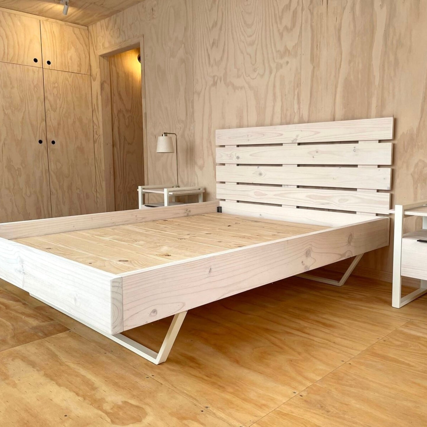 Cama RËFËL Albayalde Base Blanca