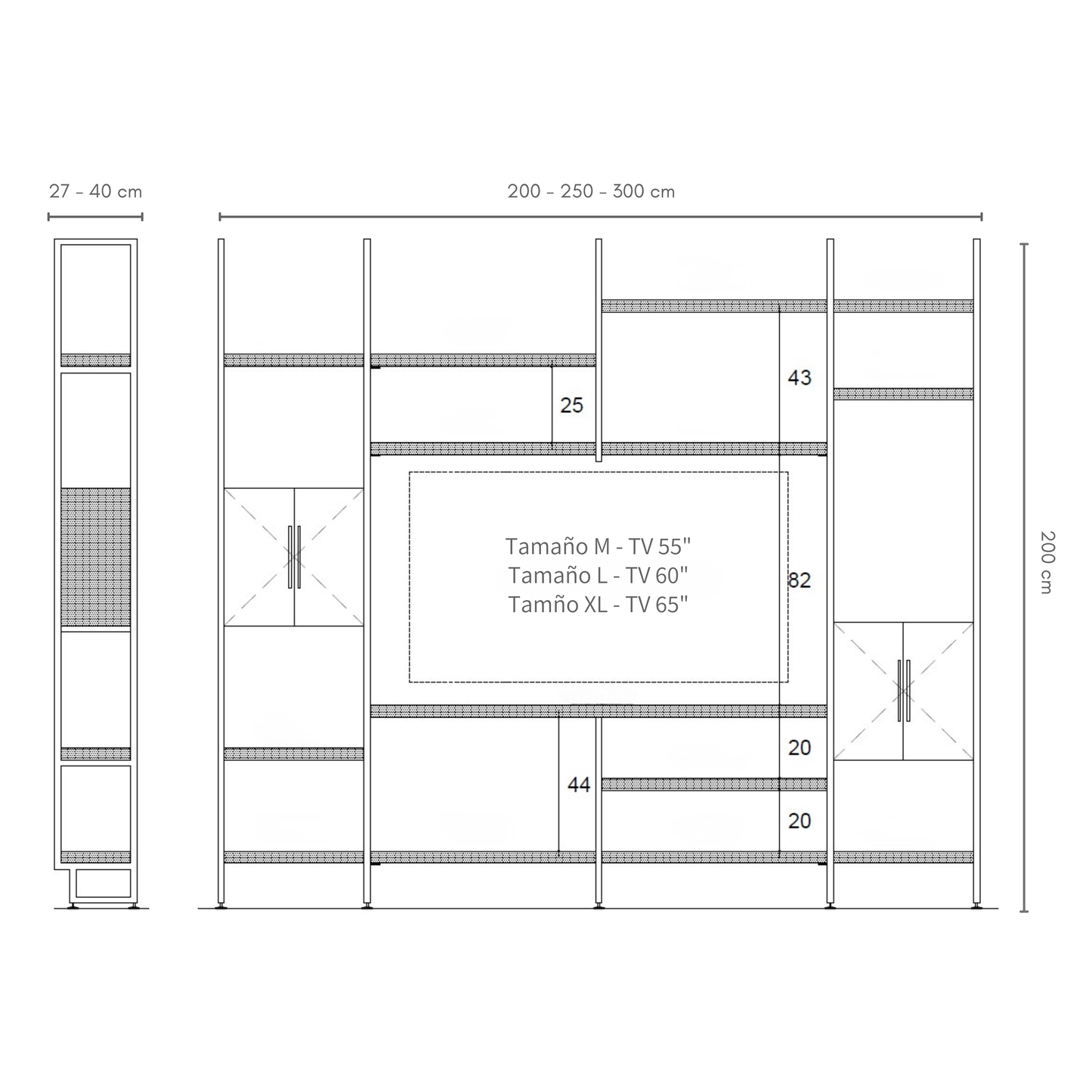 Mueble TV RËFËL II