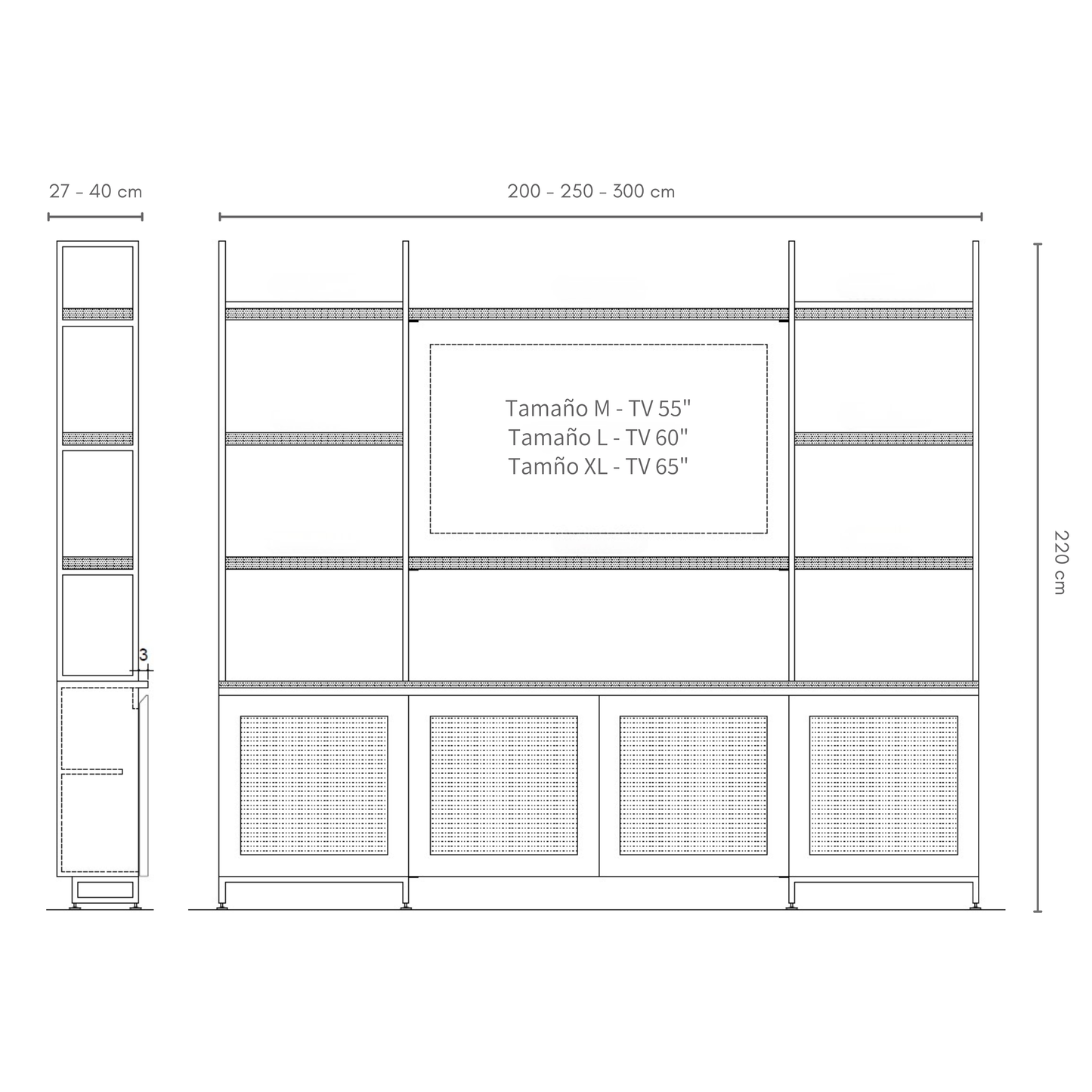 Mueble TV Sánchez
