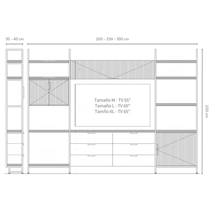 Mueble TV Callejas IV